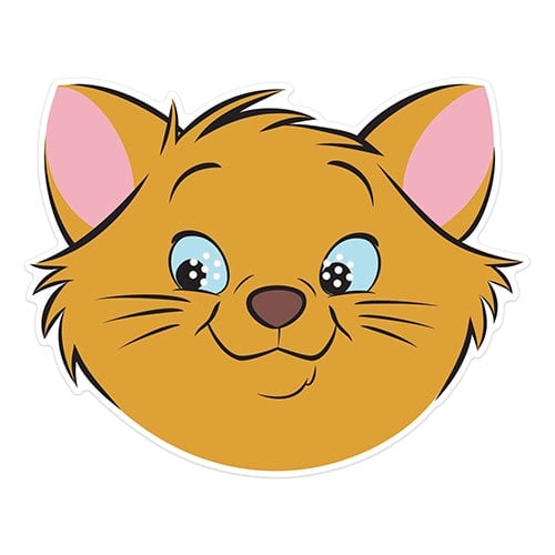 Toulouse The Aristocats Disney Cardboard Face Mask Product Gallery Image