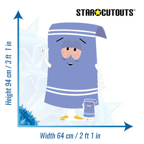 Towelie South Park Star Mini Cardboard Cutout 94cm Product Gallery Image