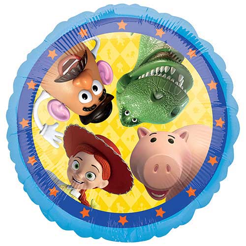 Toy Story 4 Two-Sided Round Foil Helium Balloon 43cm / 17 in Product Gallery Image