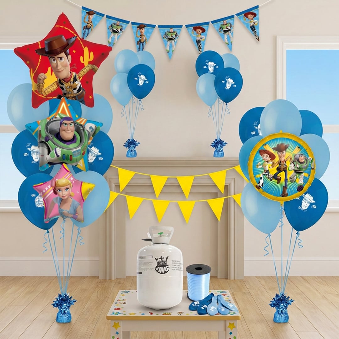 Toy Story 5 Birthday Balloons, Helium & Decorations Party Pack