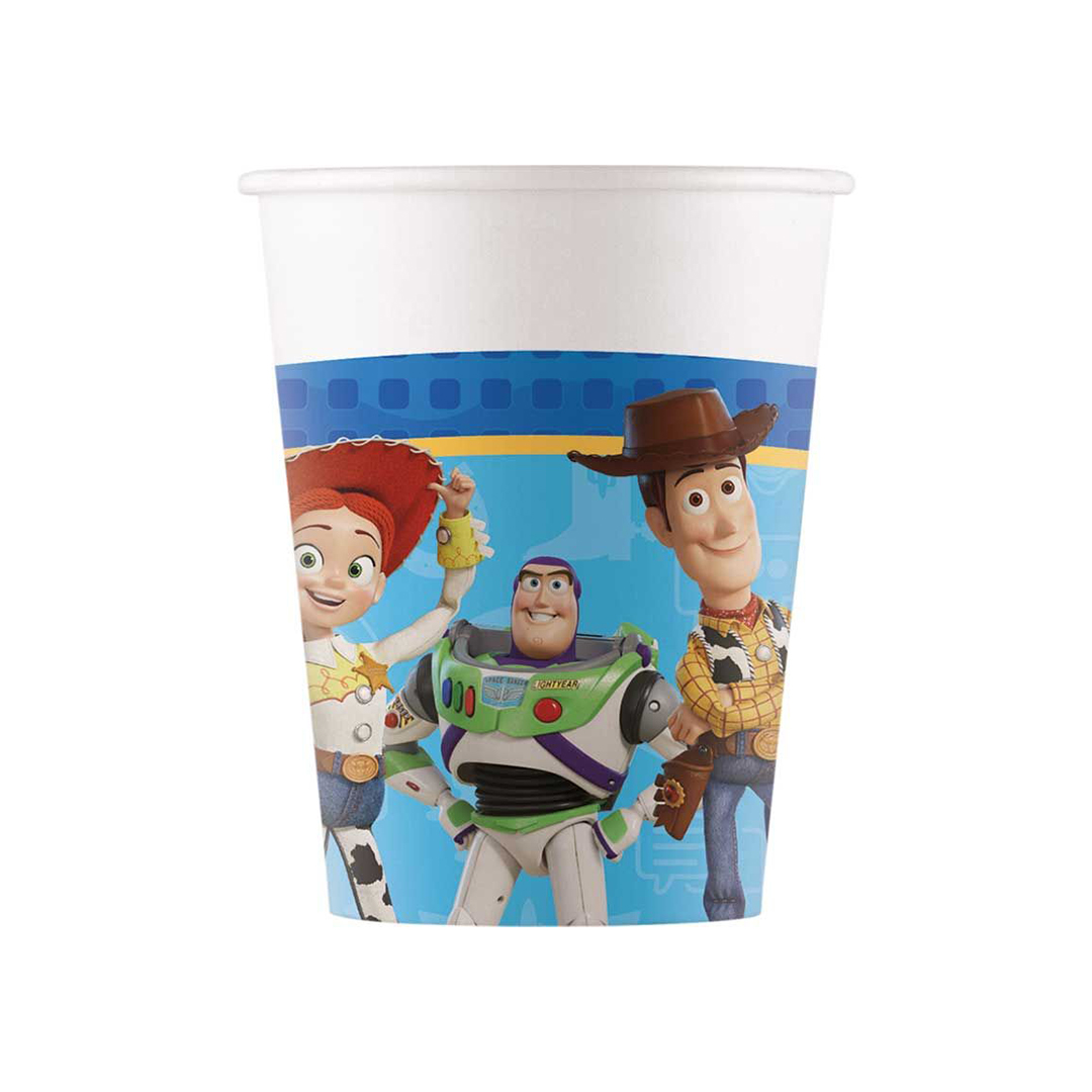 Toy Story 5 Disney Pixar Paper Cups 250ml - Pack of 8