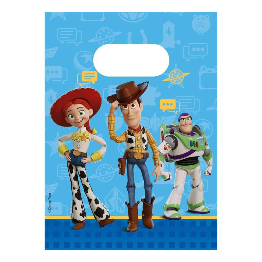 Toy Story 5 Disney Pixar Paper Party Bags - Pack of 4