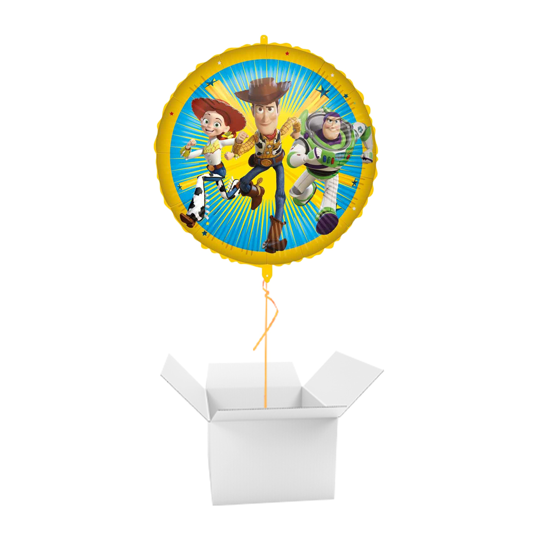 Toy Story Disney Pixar Round Foil Balloon - Inflated Balloon In A Box