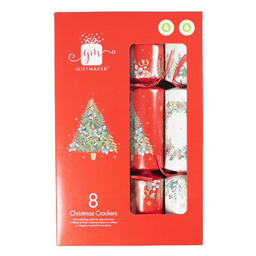 Traditional Foliage Christmas Crackers 30cm / 12 in - Pack of 8 Product Gallery Image