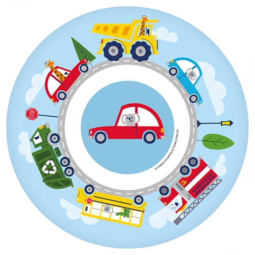 Transport with Animals Paper Cupcake Cases - Pack of 60 Product Gallery Image