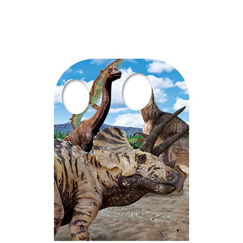 Triceratops Dinosaur Child Size Stand-In Lifesize Cardboard Cutout 131cm Product Gallery Image