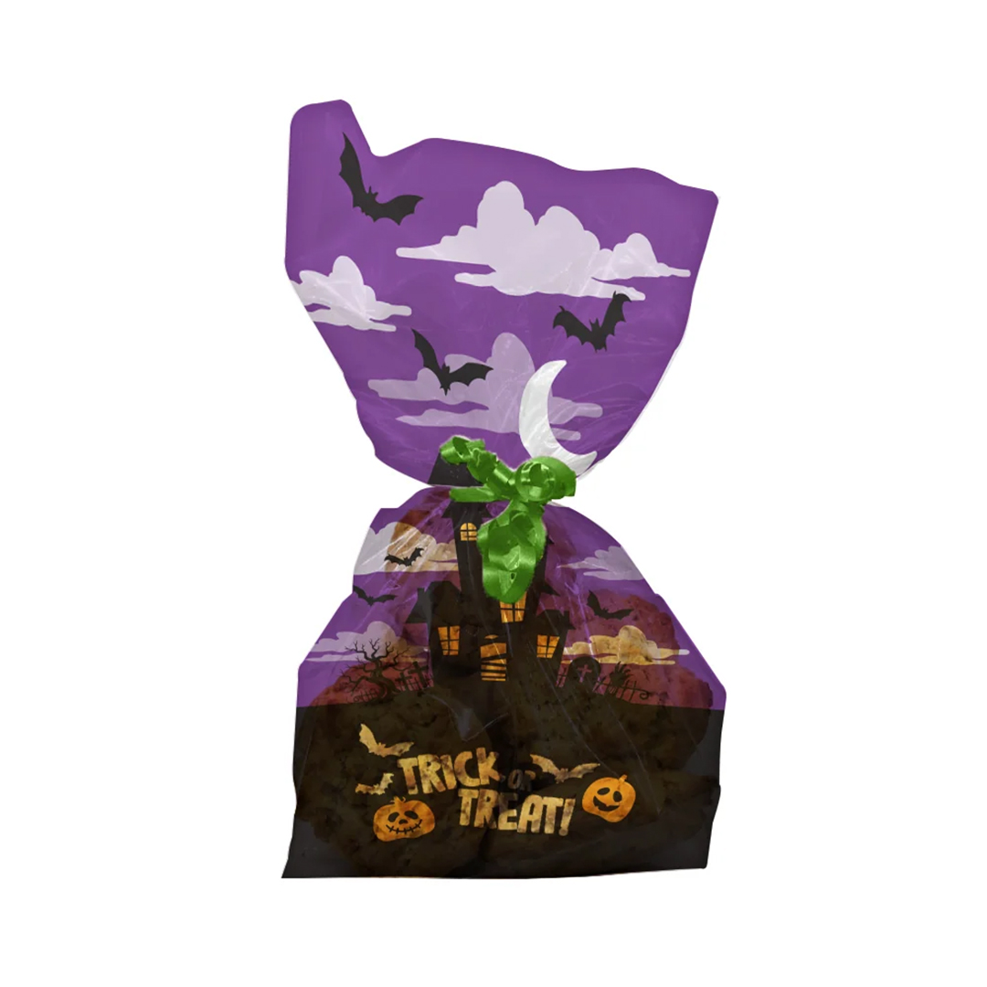 Trick or Treat Halloween Cello Treat Bags with Twist Ties - Pack of 20 View 3