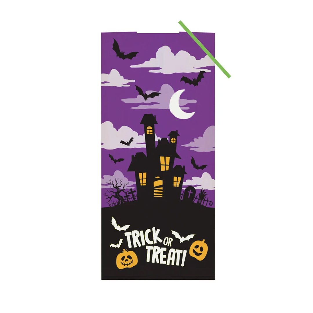 Trick or Treat Halloween Cello Treat Bags with Twist Ties - Pack of 20 View 4
