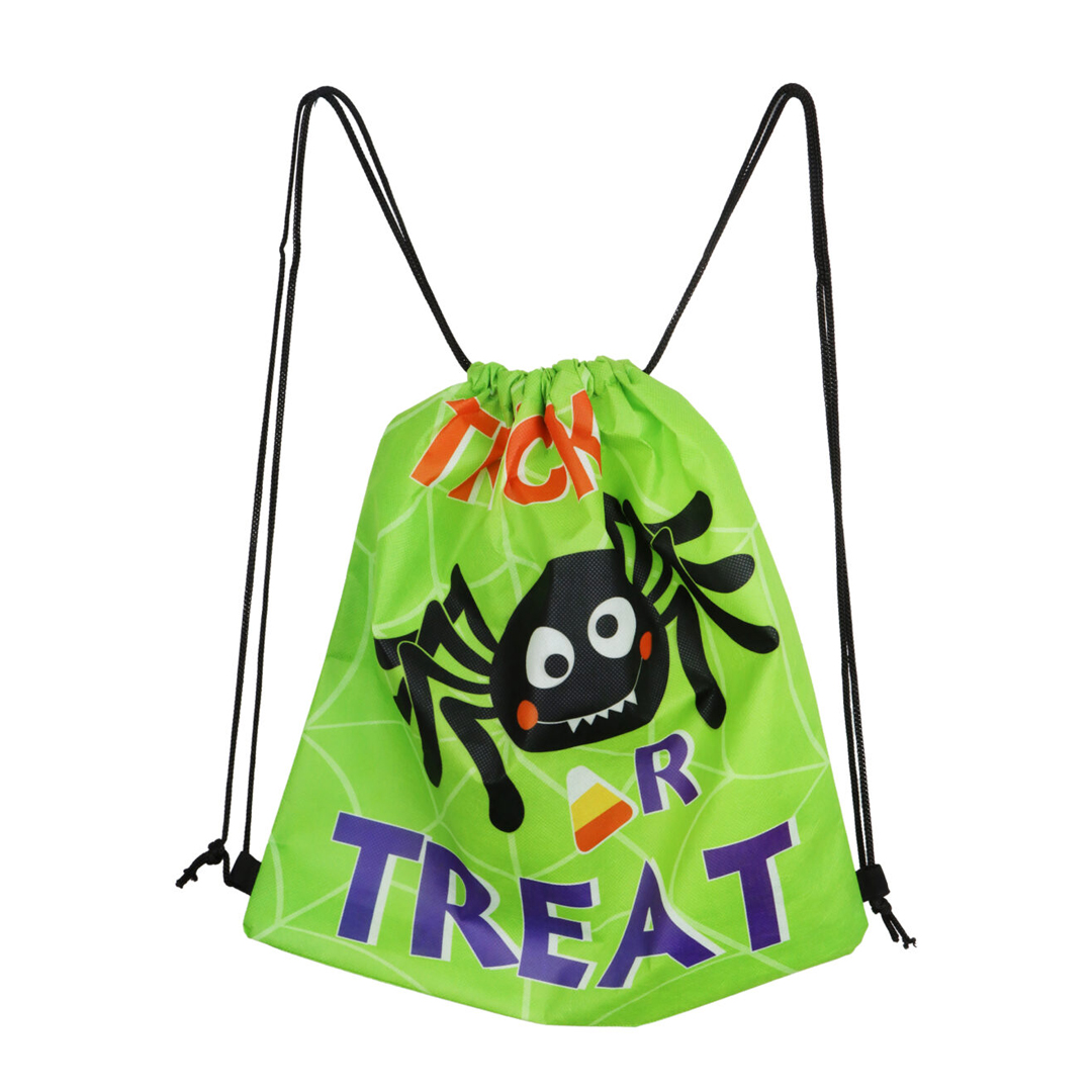 Trick or Treat Halloween Spider Drawstring Bag 40cm View 5