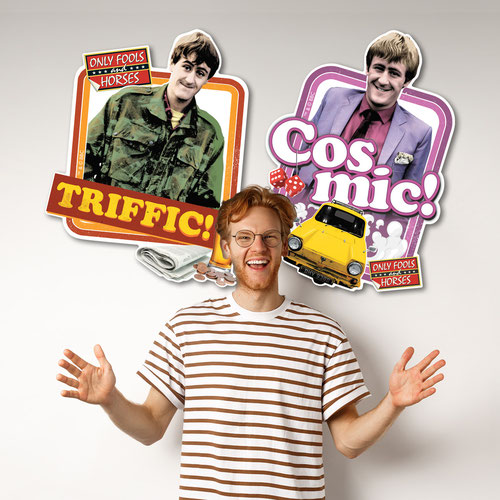Triffic and Cosmic Only Fools and Horses Wall Art Cardboard Cutouts 56cm - Pack of 2 Product Gallery Image