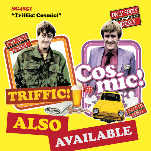 Triffic and Cosmic Only Fools and Horses Wall Art Cardboard Cutouts 56cm - Pack of 2 Product Gallery Image