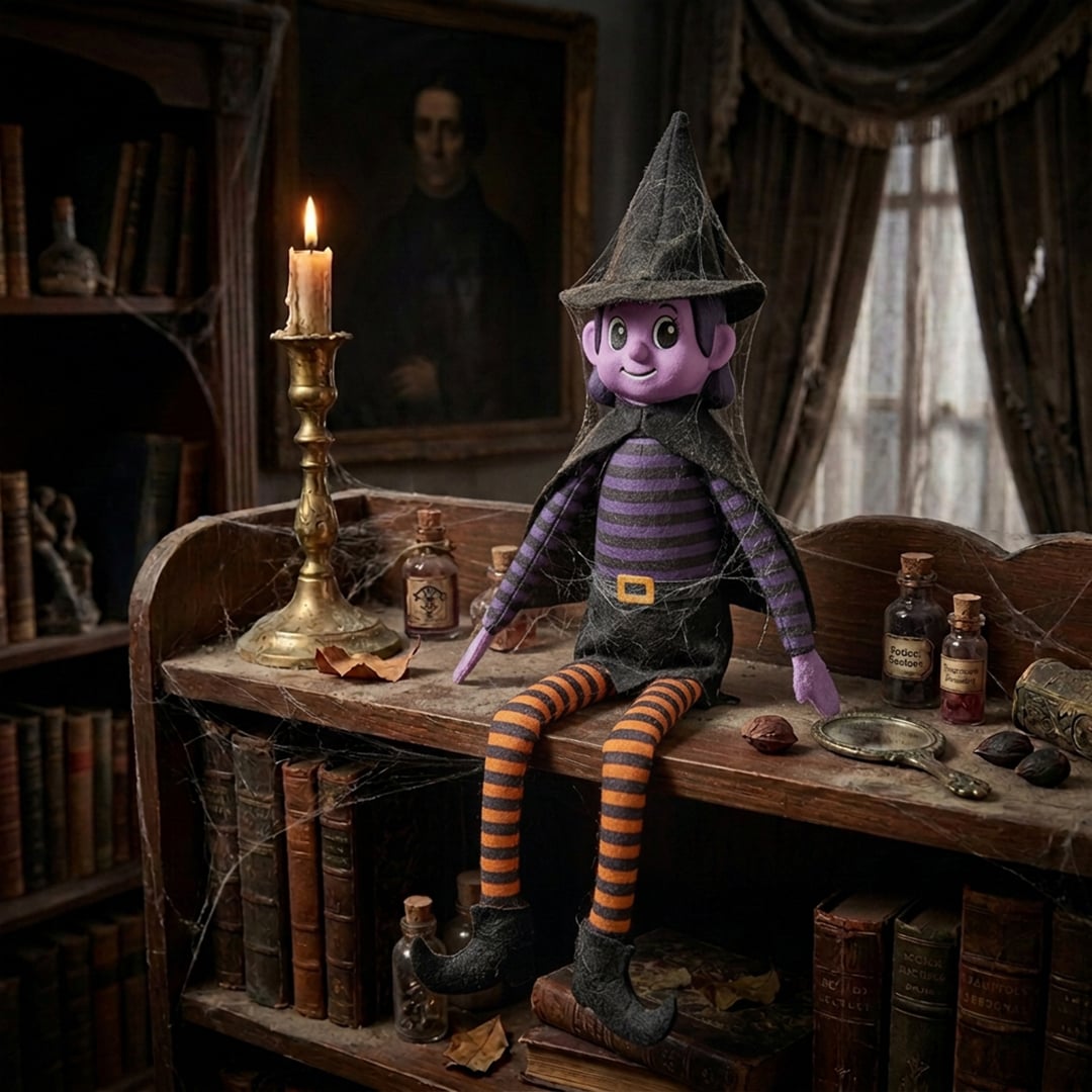 Trixie Spellwell Boo Crew Halloween Witch Doll with Long Legs 30cm