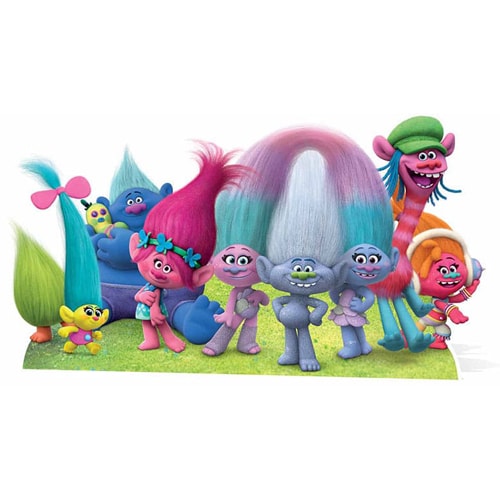 Trolls Group Cardboard Cutout - 81cm