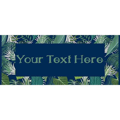 Tropical Foliage PVC Personalised Party Sign Decoration Product Gallery Image