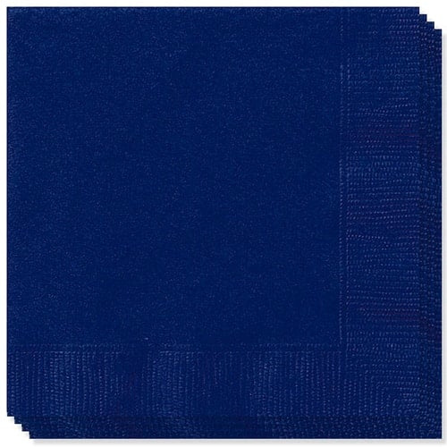 True Navy Blue Paper Luncheon Napkins 2 Ply 33cm - Pack of 20 Product Image