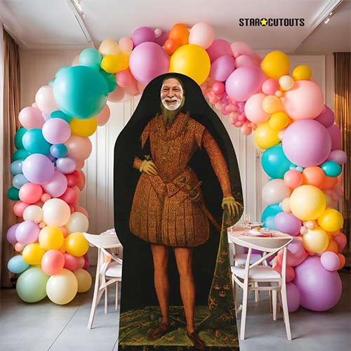Tudor Man Stand In Cardboard Cutout 188cm Product Gallery Image