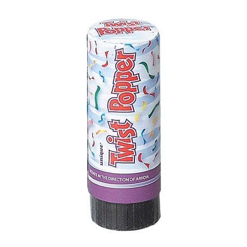 Twist Popper Confetti Shooter 10cm  Product Image