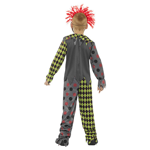 Twisted Clown Deluxe Fancy Dress Costume Kids Unisex Small - Age 4-6 Product Gallery Image
