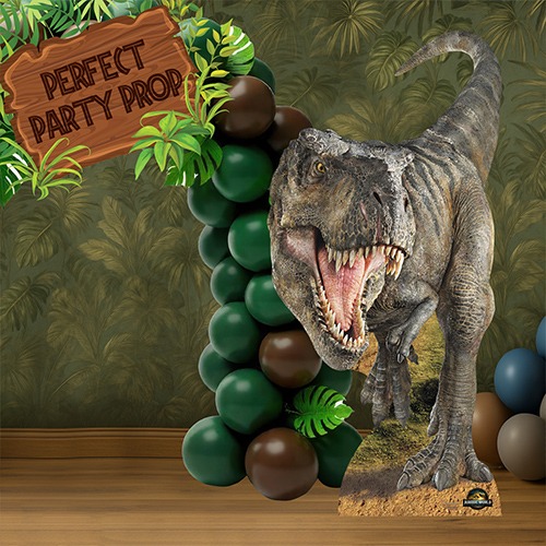 Tyrannosaurus Rex Dinosaur Jurassic World Rebirth Lifesize Cardboard Cutout 185cm Product Gallery Image