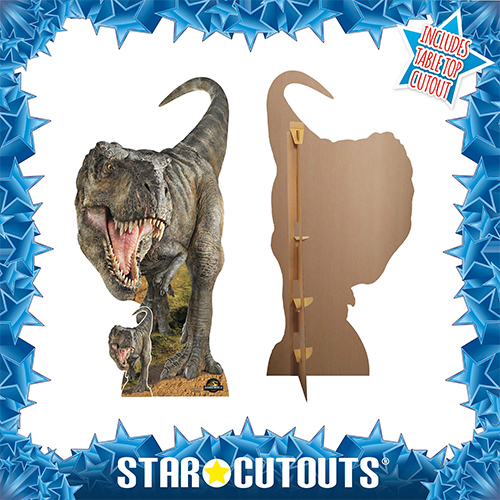 Tyrannosaurus Rex Dinosaur Jurassic World Rebirth Lifesize Cardboard Cutout 185cm Product Gallery Image