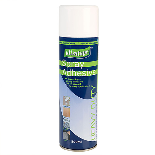 Ultratape Multi Purpose Heavy Duty Adhesive Spray Can 500ml Product Image