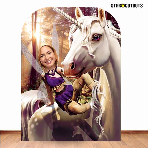 Unicorn and Fairy Fantasy Land Child Size Stand In Cardboard Cutout 131cm Product Gallery Image