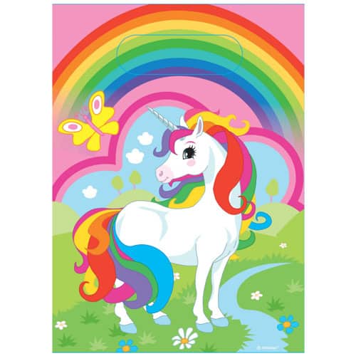 Unicorn Design Loot Bags Pack Of 8 Product Image