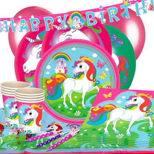 Unicorn 16 Person Deluxe Party Pack Product Image