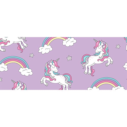 Unicorn Rainbow Design PVC Personalised Party Sign Decoration Product Gallery Image