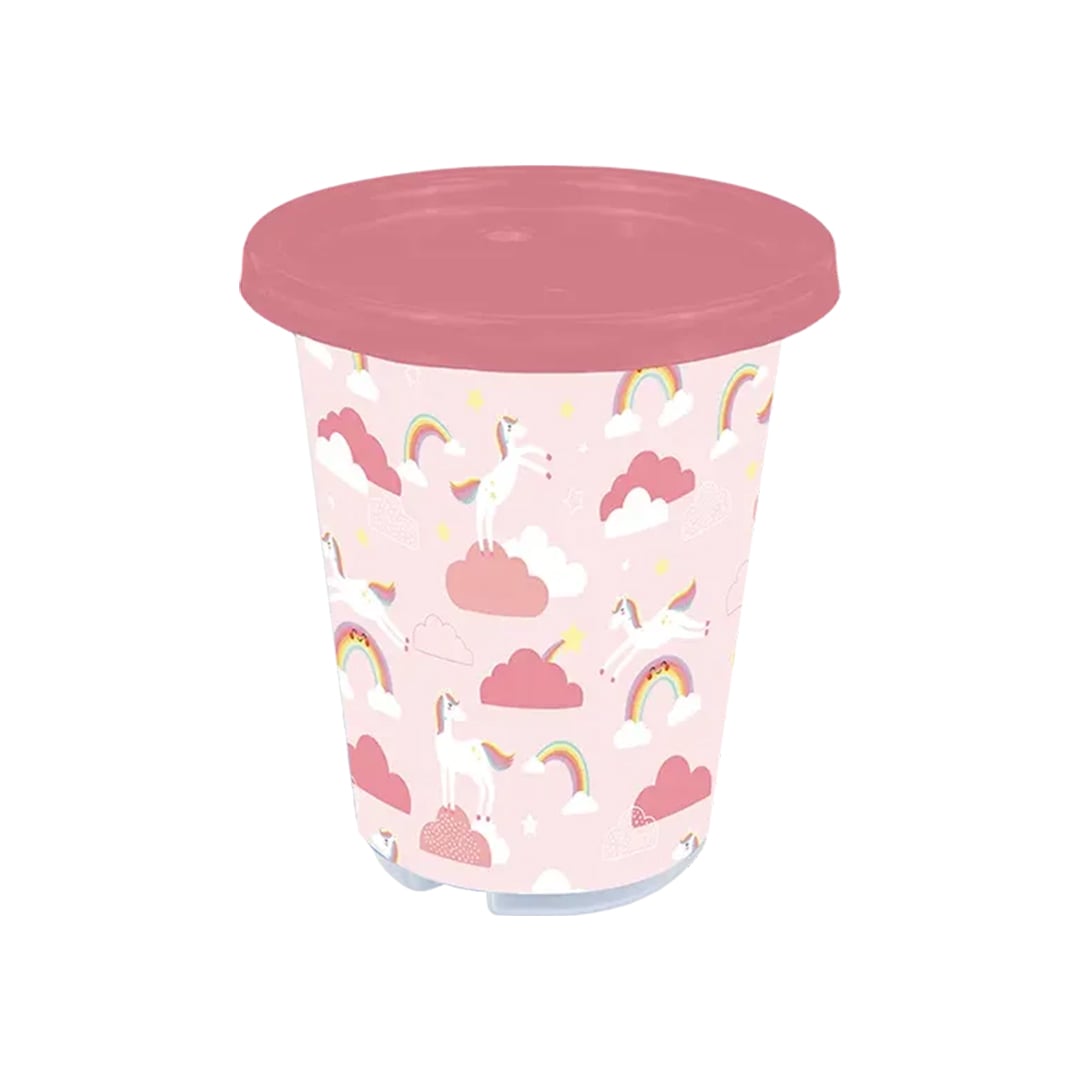 Unicorn Reusable Plastic Tumblers 290ml with Straws - Pack of 3 Product Gallery Image