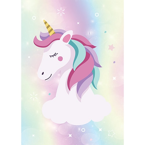 Unicorn Sparkling Design Poster PVC Party Sign Decoration Product Gallery Image