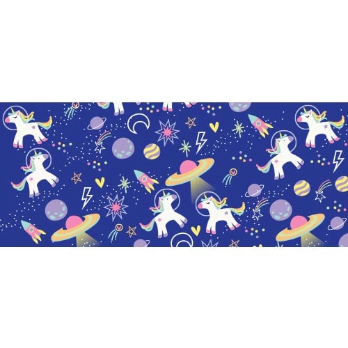 Unicorns in Space Design PVC Personalised Party Sign Decoration Product Gallery Image