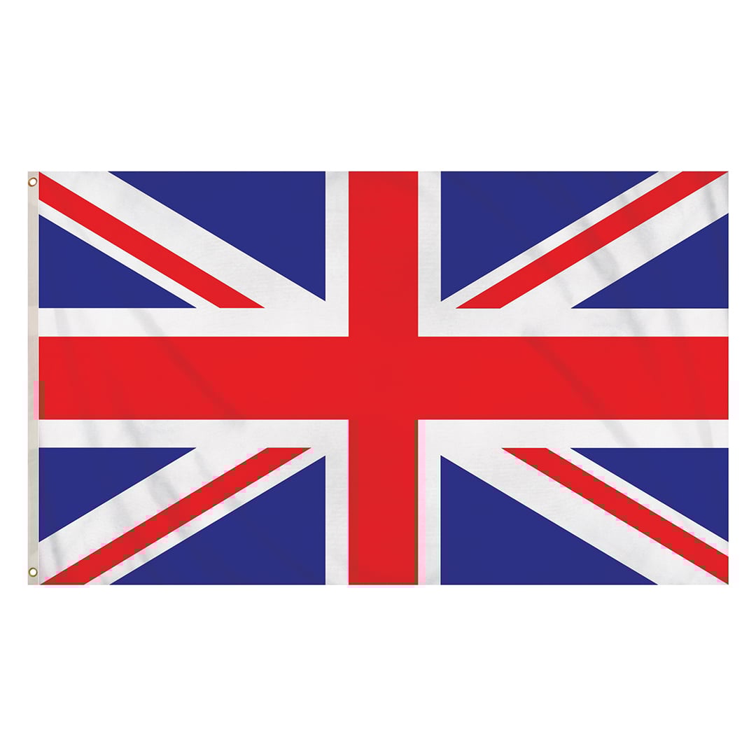 Union Jack Great Britain Polyester Flag - 5 x 3 ft