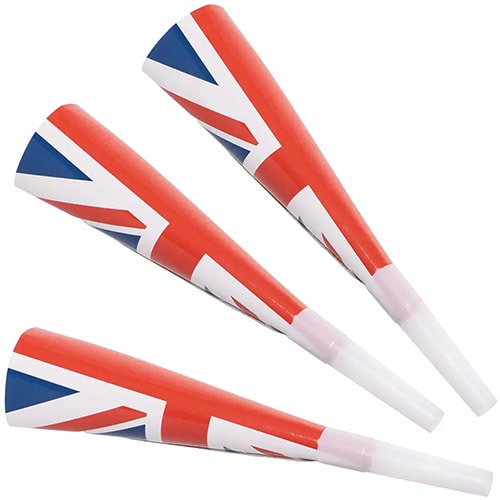 Union Jack Horns - Pack of 6 Product Image