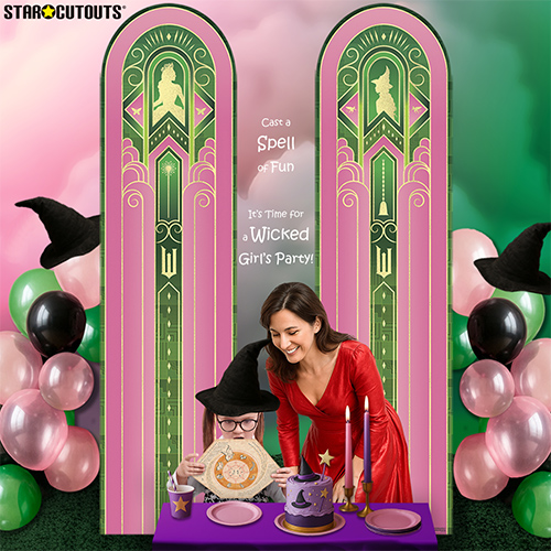 Universal Pictures Wicked Double Backdrop Cardboard Cutout 185cm Product Gallery Image