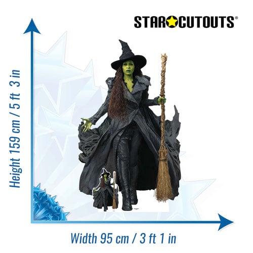 Universal Pictures Wicked For Good Elphaba Lifesize Cardboard Cutout 159cm Product Gallery Image