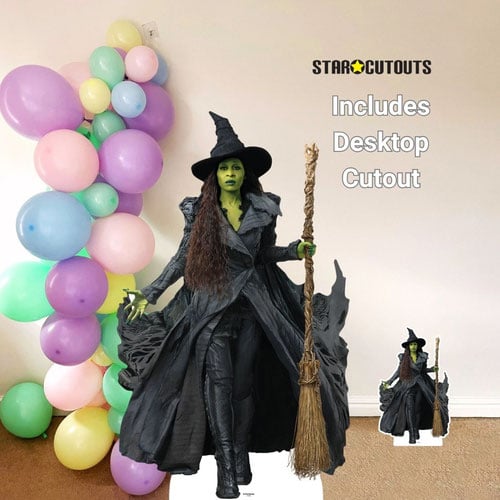 Universal Pictures Wicked For Good Elphaba Lifesize Cardboard Cutout 159cm Product Gallery Image