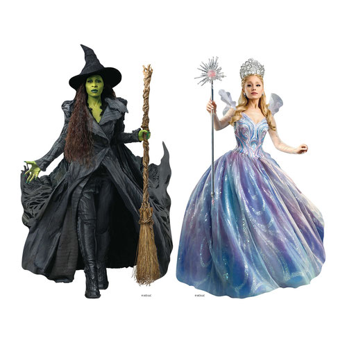 Universal Pictures Wicked For Good Glinda and Elphaba Table Top Cardboard Cutouts - Pack of 2 Product Gallery Image