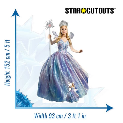 Universal Pictures Wicked For Good Glinda Lifesize Cardboard Cutout 152cm Product Gallery Image