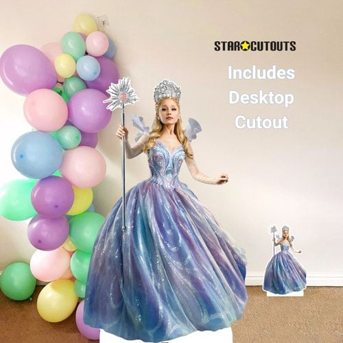 Universal Pictures Wicked For Good Glinda Lifesize Cardboard Cutout 152cm Product Gallery Image