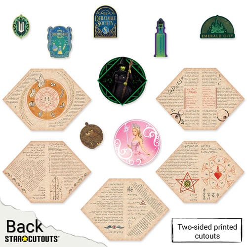 Universal Pictures Wicked Part One Cardboard Cutouts Decoration Pack Product Gallery Image