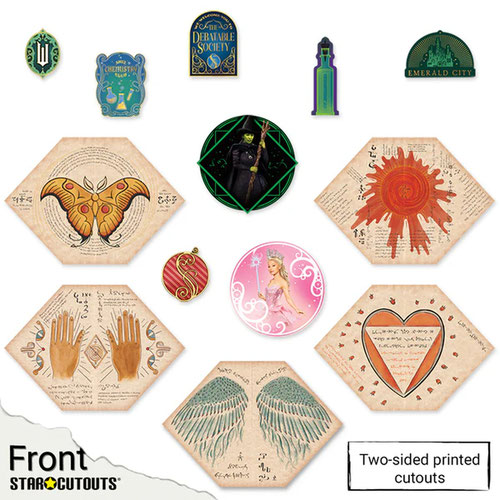 Universal Pictures Wicked Part One Cardboard Cutouts Decoration Pack Product Gallery Image