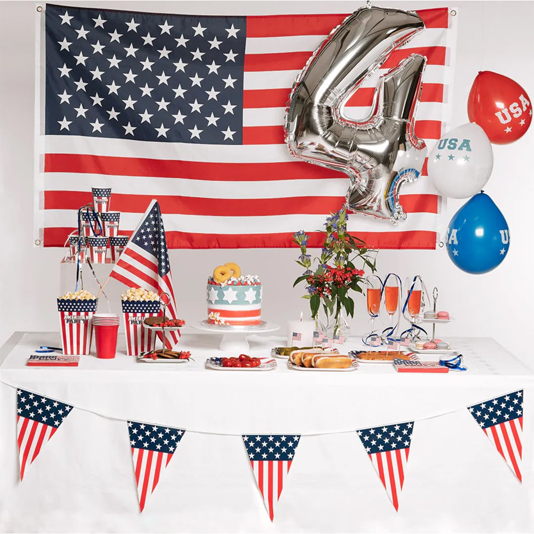 USA Air Fill Latex Balloons 25cm / 10 in - Pack of 6 View 2