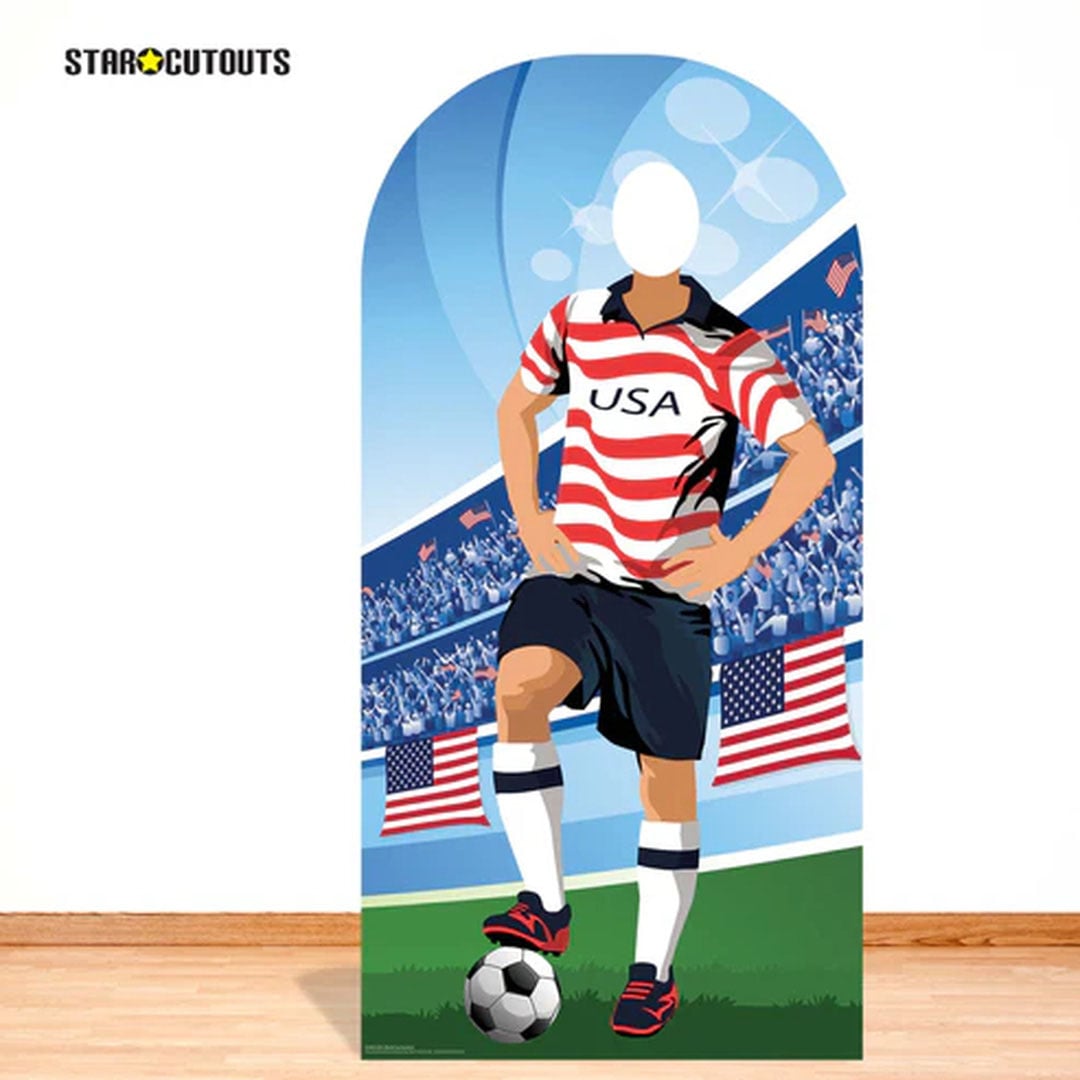 USA World Cup International Tournament Football Stand-In Cardboard Cutout 190cm Product Gallery Image