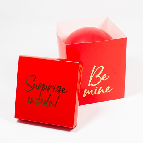 Valentine's Balloon Surprise in a Box Kit Product Gallery Image