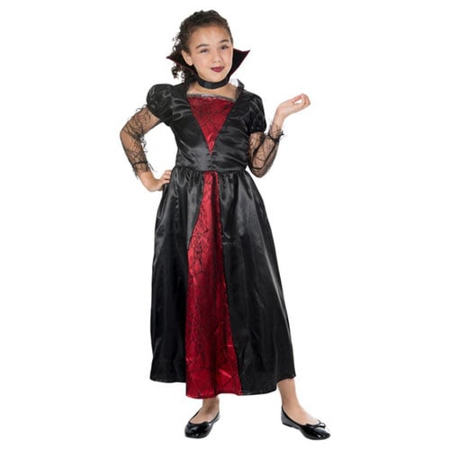 Vampire Princess Girls Deluxe Fancy Dress Costume Kids Small - Age 4-6 Product Gallery Image