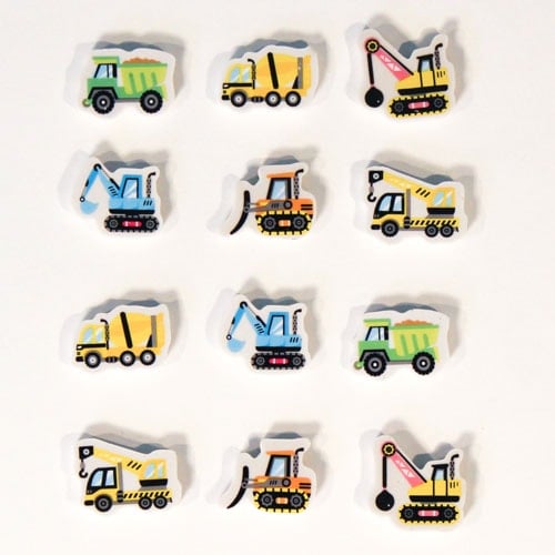 Vehicle Novelty Erasers - Pack of 12 Product Gallery Image