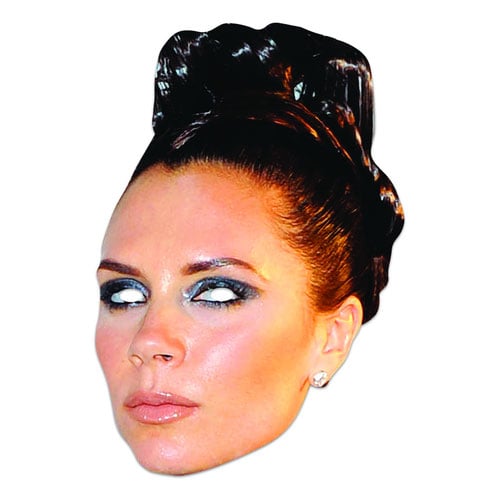 Victoria Beckham Cardboard Face Mask
