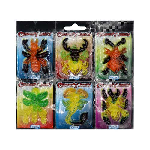 Vidal Creepy Insect Halloween Gluten Free Jelly Sweet 11g Product Image