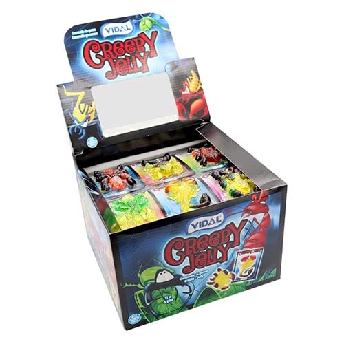 Vidal Creepy Insect Halloween Gluten Free Jelly Sweets - Box of 66